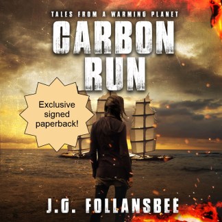 carbon run exclusive signed paperback